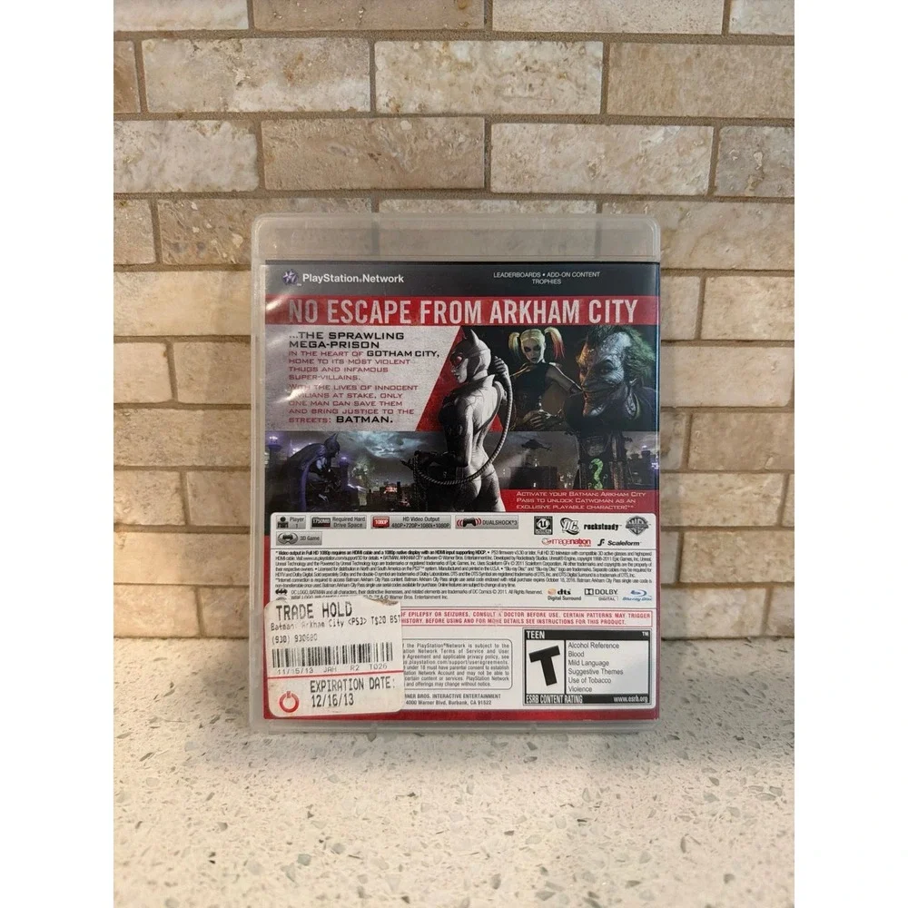 Batman Arkham‎ City PS3 Game